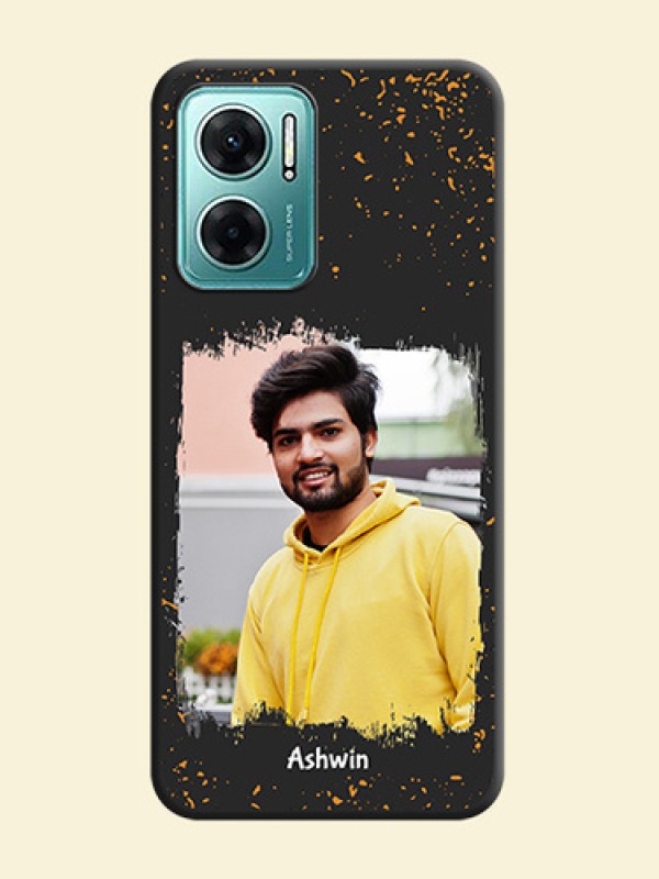 Spray Free Design on Photo on Space Black Soft Matte Phone Cover - Xiaomi Redmi 11 Prime 5G