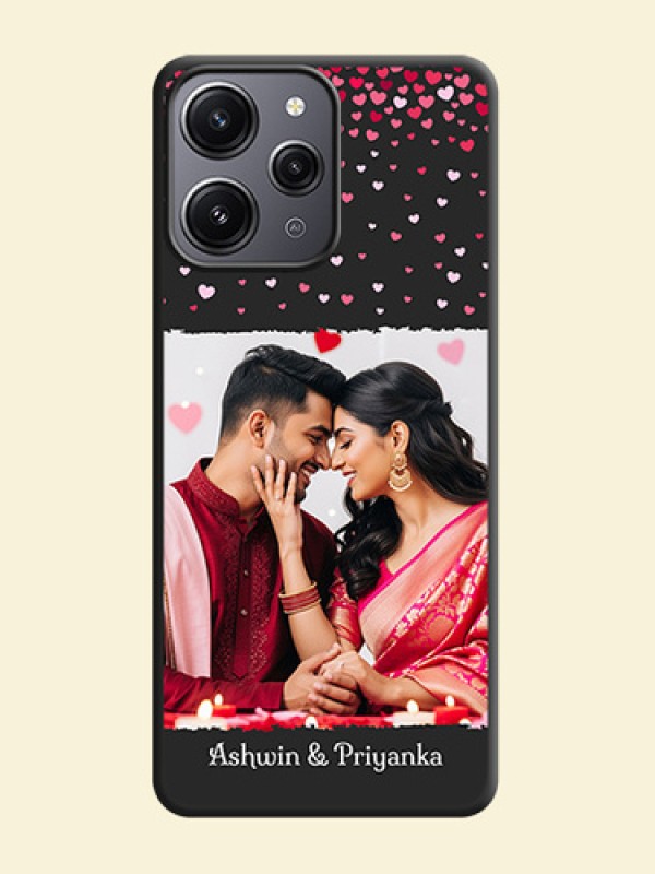 Fall in Love with Your Partner - Photo on Space Black Soft Matte Phone Cover - Redmi 12 4G