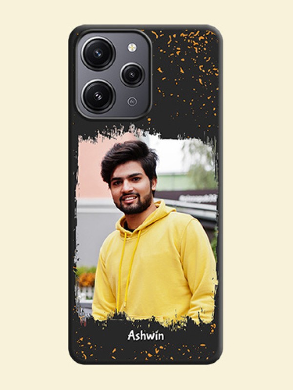 Spray Free Design - Photo on Space Black Soft Matte Phone Cover - Redmi 12 4G