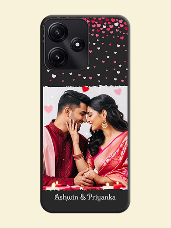 Fall in Love with Your Partner - Photo on Space Black Soft Matte Phone Cover - Redmi 12 5G