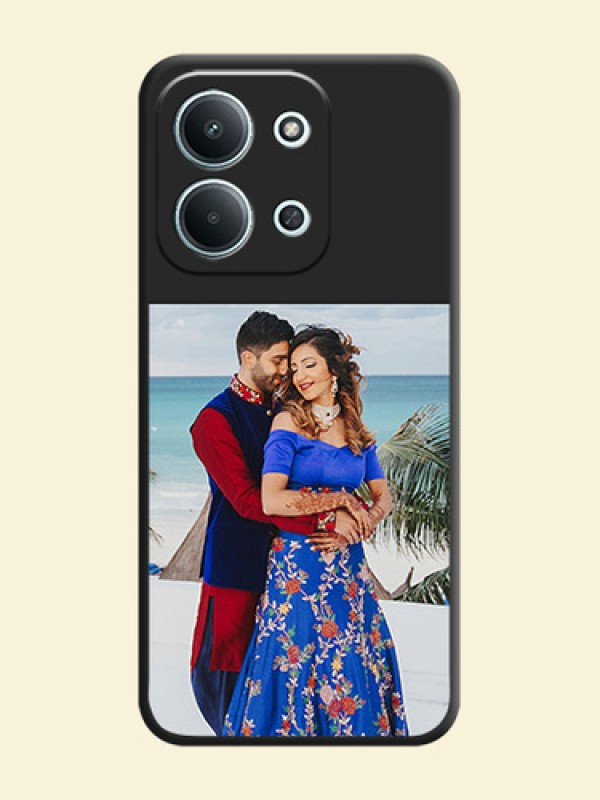 Image Upload With Space Black Color On Custom Soft Matte Mobile Back Cover - Xiaomi Redmi 15C 5G