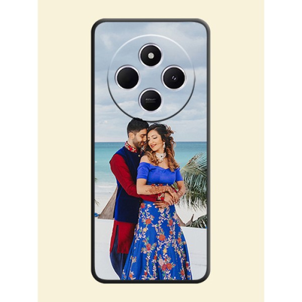 Full Single Pic Upload On Space Black Custom Soft Matte Mobile Back Cover - Xiaomi Redmi A4 5G Full Single Pic Upload On Space Black Custom Soft Matte Mobile Back Cover - Xiaomi Redmi A4 5G