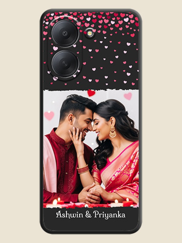 Fall in Love with Your Partner on Photo On Space Black Custom Soft Matte Mobile Back Cover - Xiaomi Redmi A7