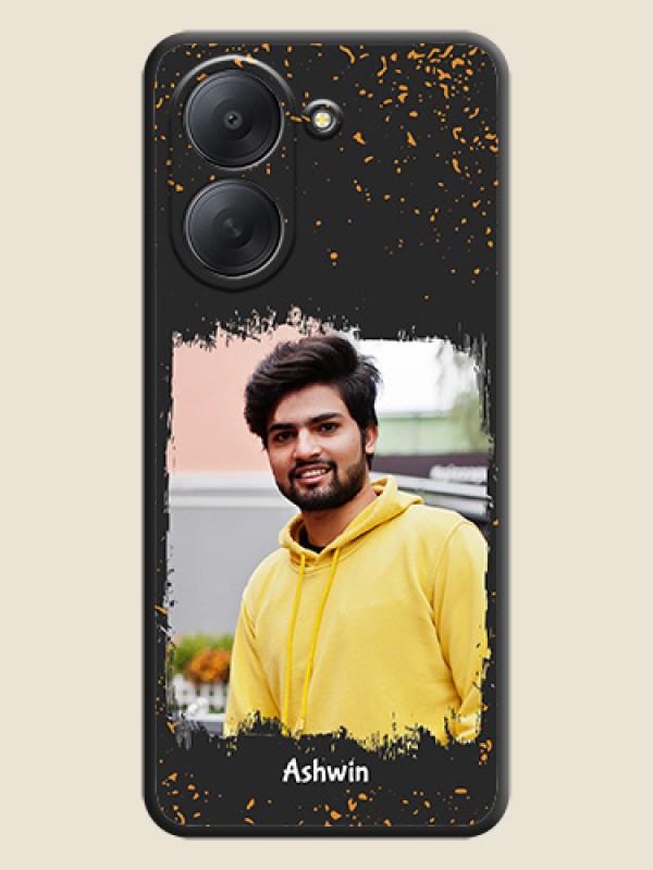 Spray Free Design on Photo On Space Black Custom Soft Matte Mobile Back Cover - Xiaomi Redmi A7