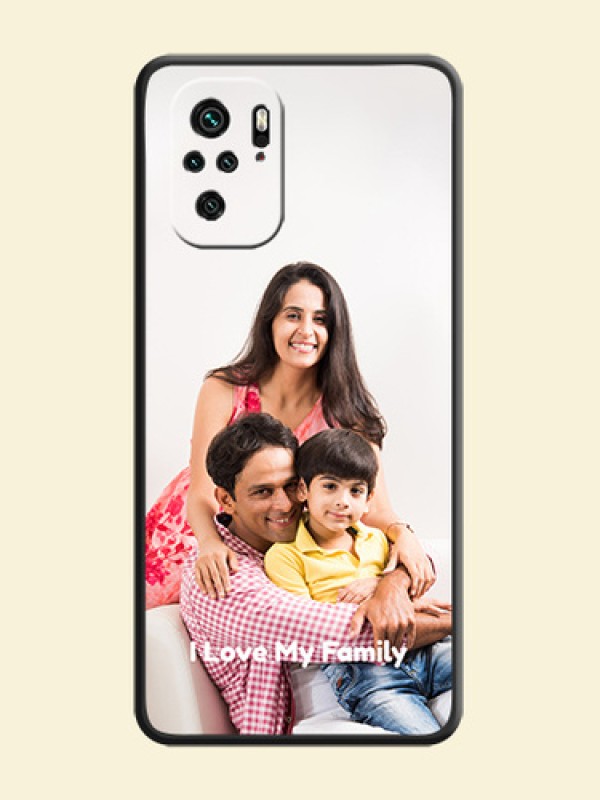 Full Single Pic Upload With Text On Space Black Personalized Soft Matte Phone Covers -Xiaomi Redmi Note 11 Se