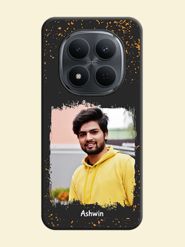 Spray Free Design on Photo On Space Black Custom Soft Matte Mobile Back Cover - Xiaomi Redmi Note 15 Pro 5G