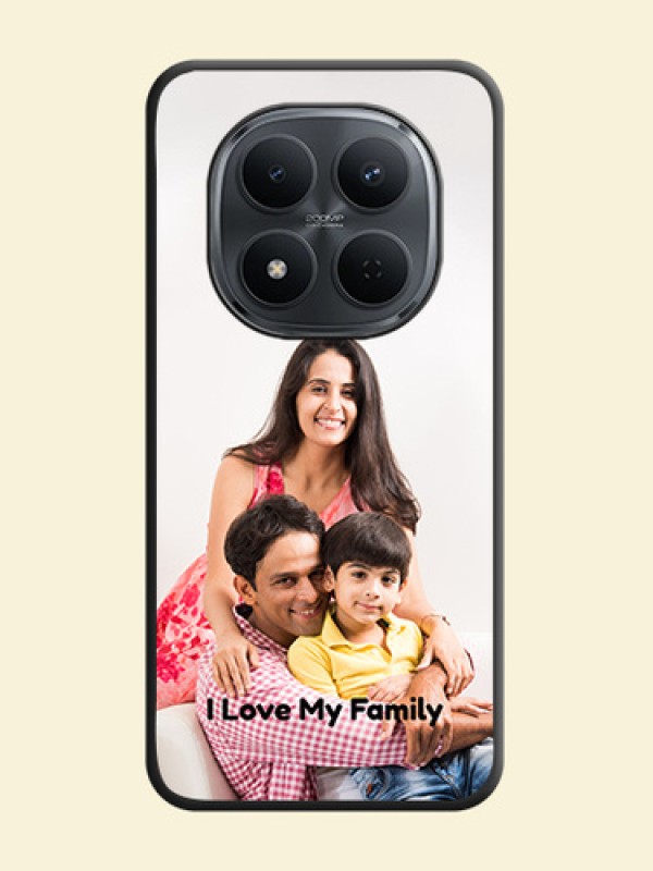 Full Single Pic Upload With Text On Space Black Custom Soft Matte Mobile Back Cover - Xiaomi Redmi Note 15 Pro 5G