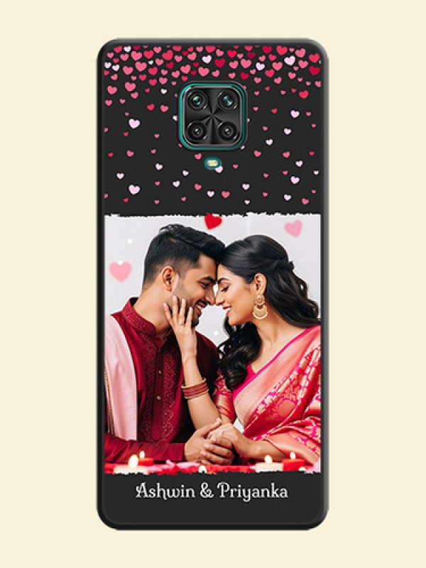 Fall in Love with Your Partner  on Photo on Space Black Soft Matte Phone Cover - Redmi Note 9 Pro Max