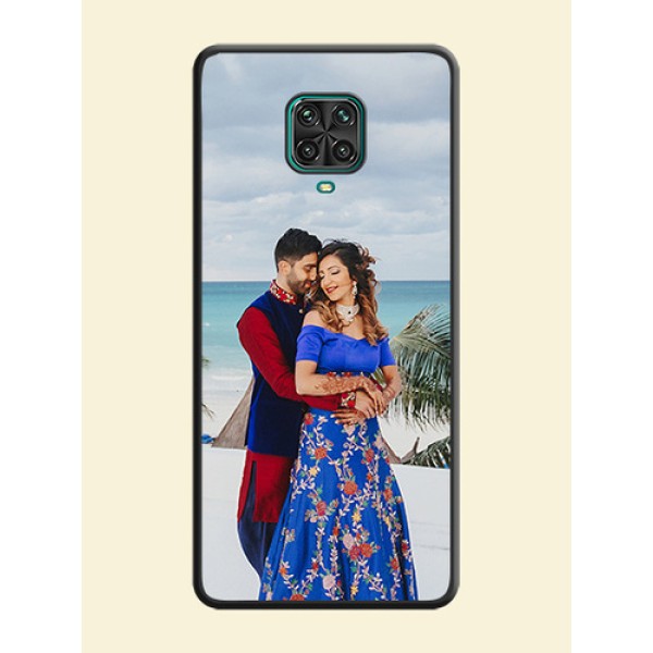 Full Single Pic Upload On Space Black Personalized Soft Matte Phone Covers -Xiaomi Redmi Note 9 Pro Max
