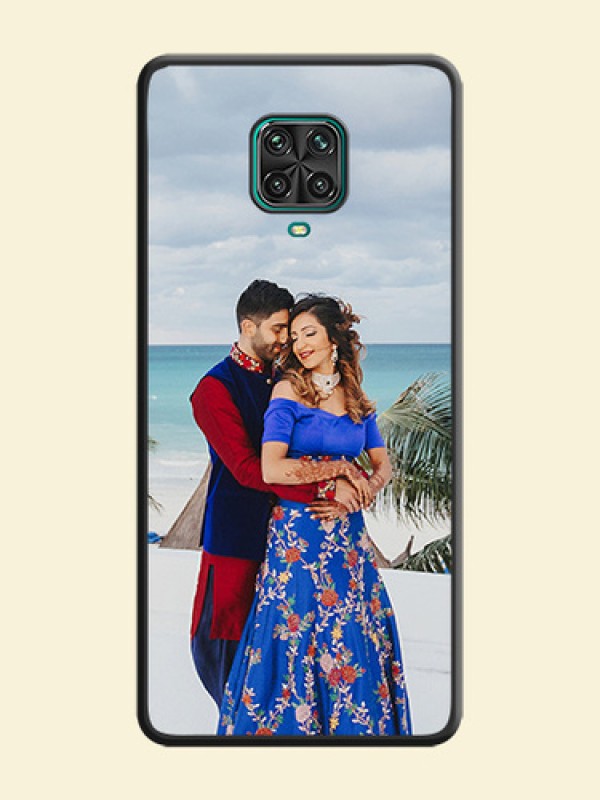 Full Single Pic Upload On Space Black Personalized Soft Matte Phone Covers -Xiaomi Redmi Note 9 Pro