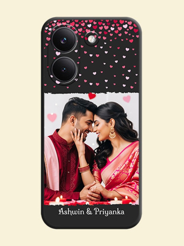 Fall in Love with Your Partner on Photo On Space Black Custom Soft Matte Mobile Back Cover - Xiaomi Redmi Turbo 5