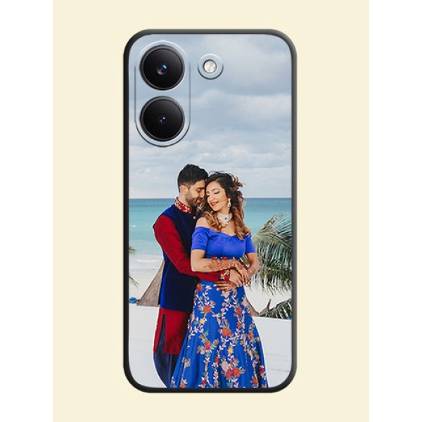 Full Single Pic Upload On Space Black Custom Soft Matte Mobile Back Cover - Xiaomi Redmi Turbo 5 Full Single Pic Upload On Space Black Custom Soft Matte Mobile Back Cover - Xiaomi Redmi Turbo 5