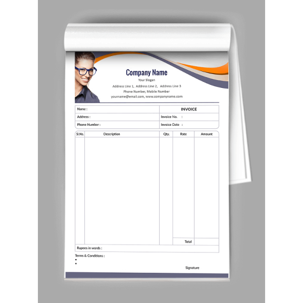 Ophthalmologist Bill Book Design