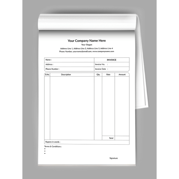 Industry Bill Book Design