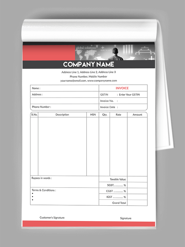 Premium Bill Book