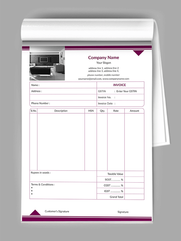 Simple Bill Book