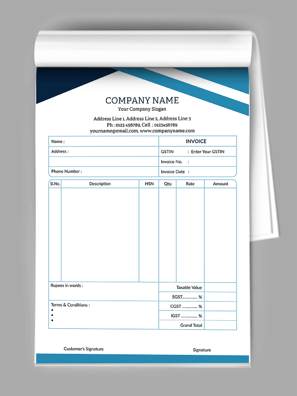 Blue Bill Book