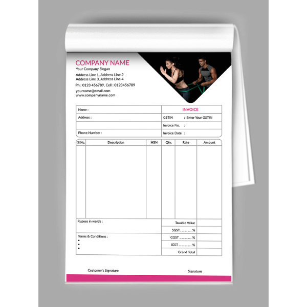 Employee Bill Book