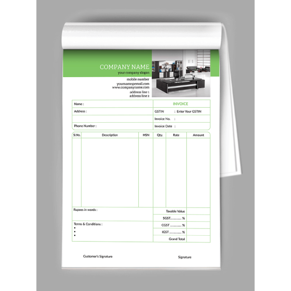 Corporate Bill Book