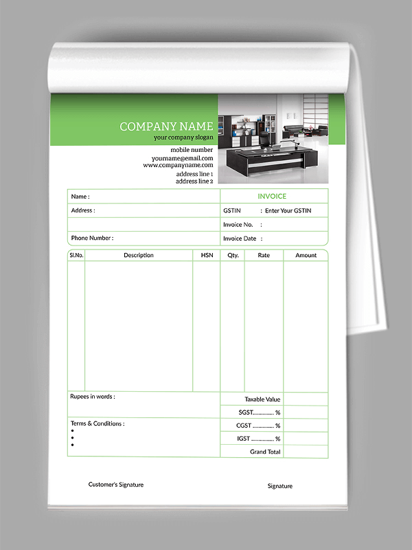 Corporate Bill Book