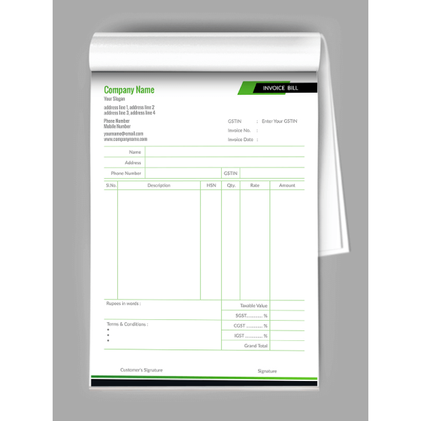 Personal Bill Book