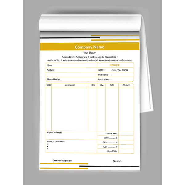 Library Bill Book