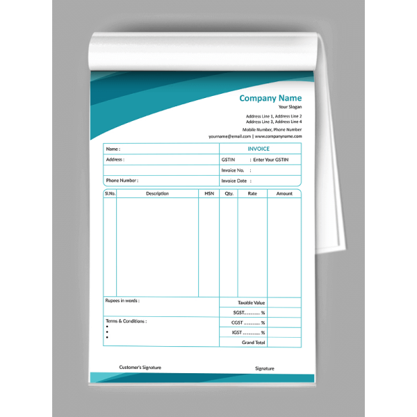 Aqua Bill Book