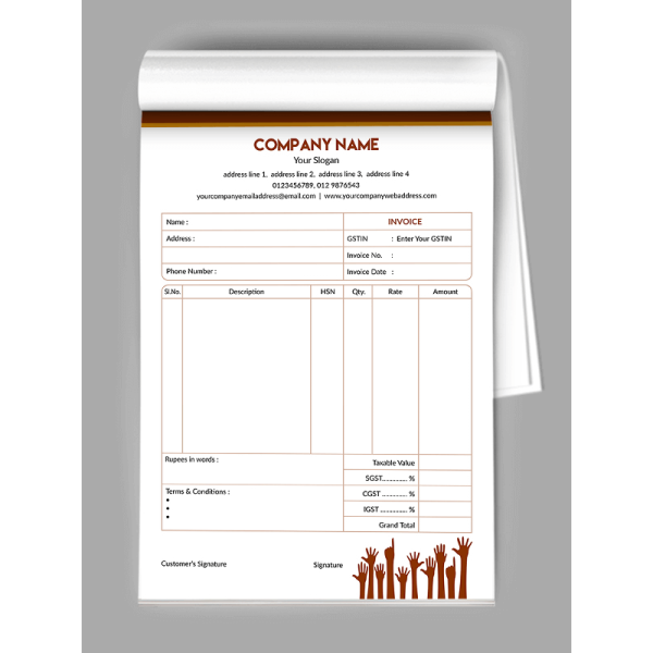 Company Bill Book