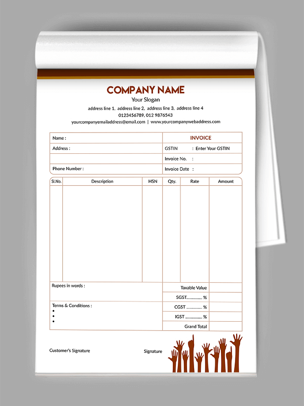 Company Bill Book