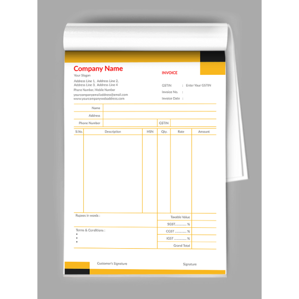 Academy Bill Book