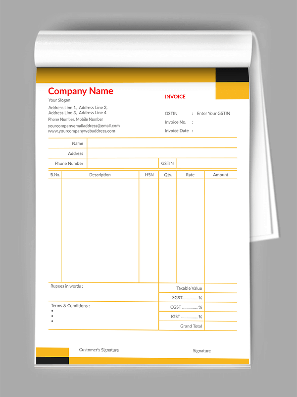 Academy Bill Book