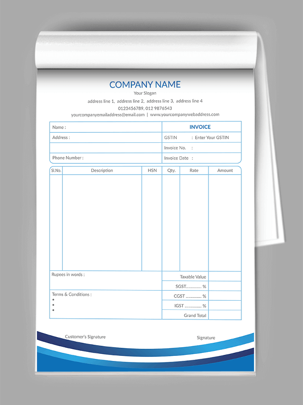 College Bill Book