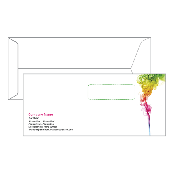 Premium Paint Shop Envelope Design