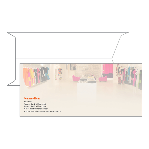 Saree Shop Envelope Design