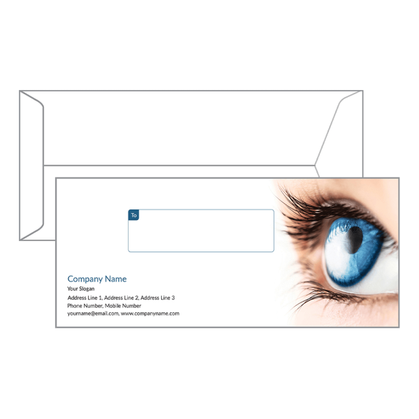 Eye Care Envelope Design