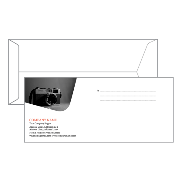 Photography Envelope Design