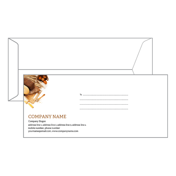 Bakery  Envelope Design