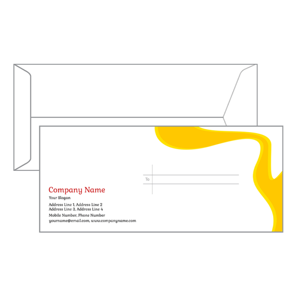 Paint Shop Envelope Design