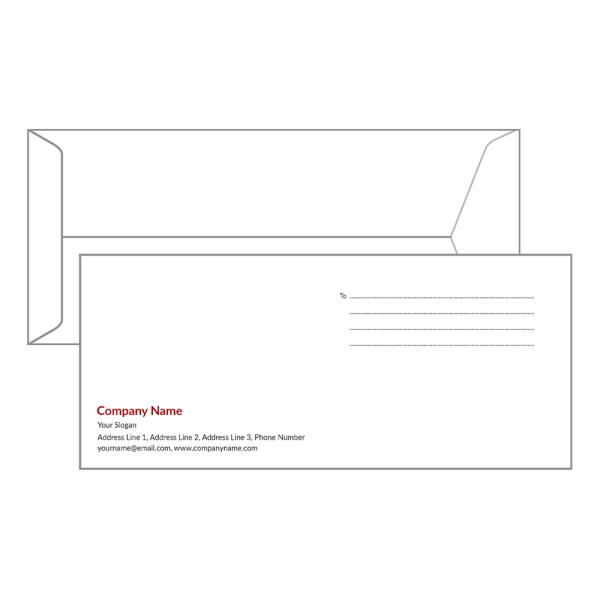 Travels Company  Envelope Design