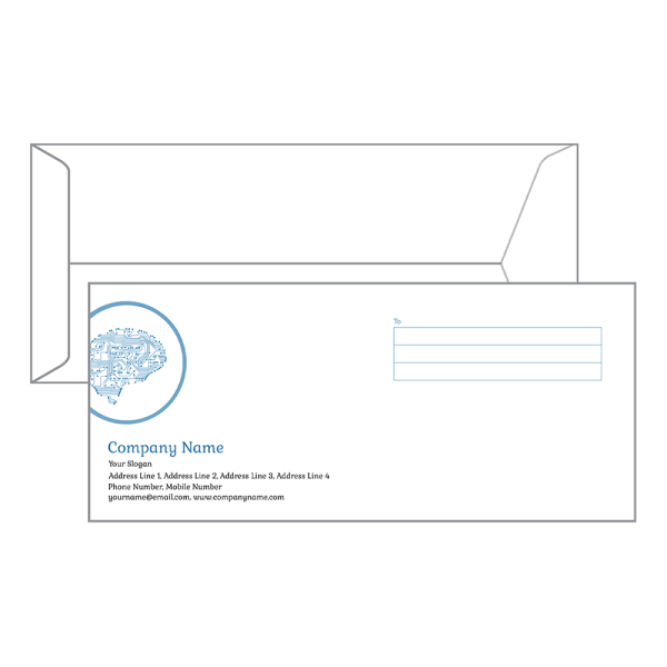 Computer Spare parts Envelope Design