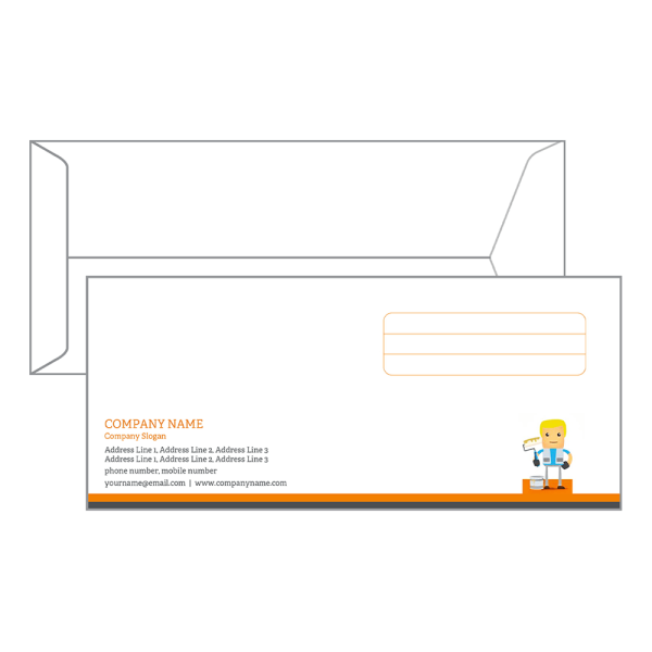 painter Envelope Design