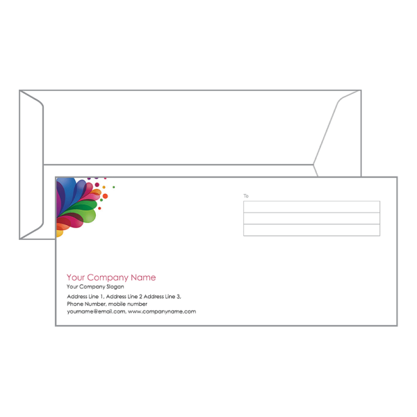Paint Shop Envelope Design