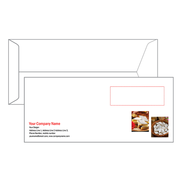 Sweet Shop Envelope Design
