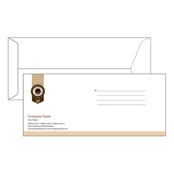 Coffee Shop Envelope