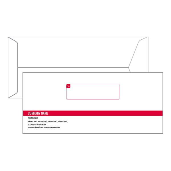 Red And White Envelope