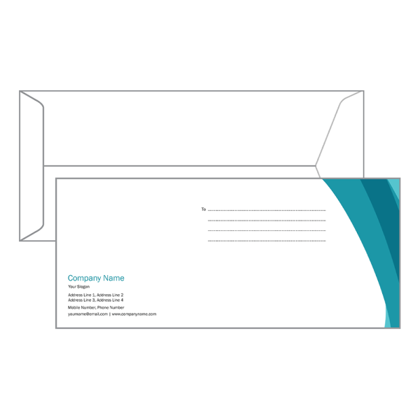 Aqua Envelope