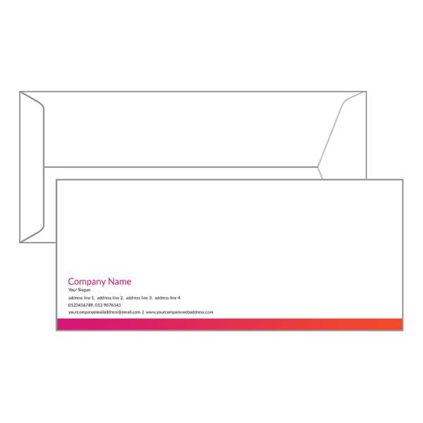 Premium Pink Envelope