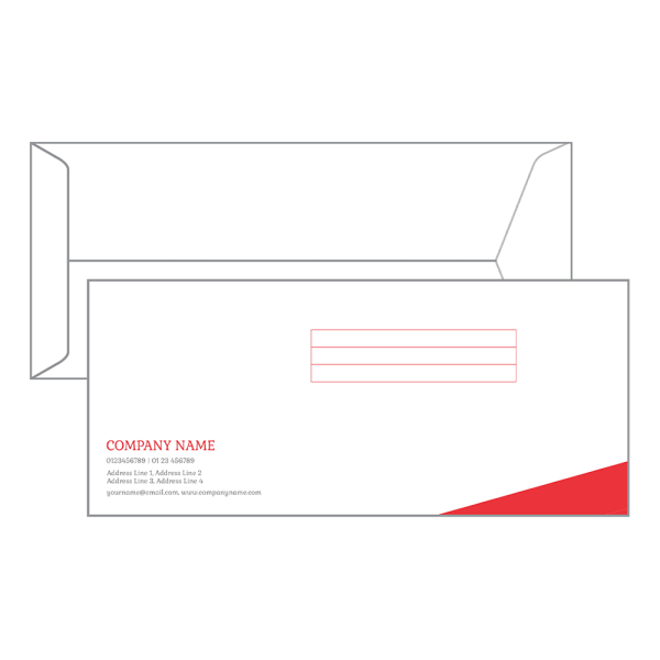Red And White Envelope