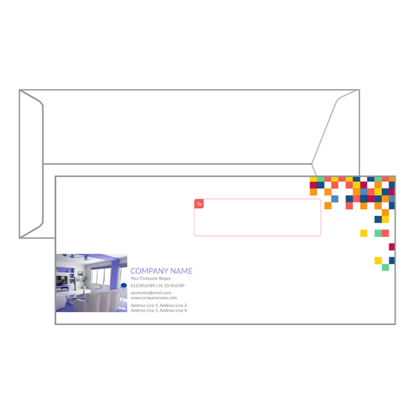 Coloful Pattern Envelope