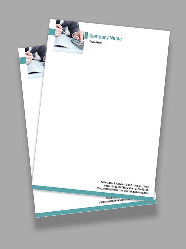 Accountant Letterhead Design